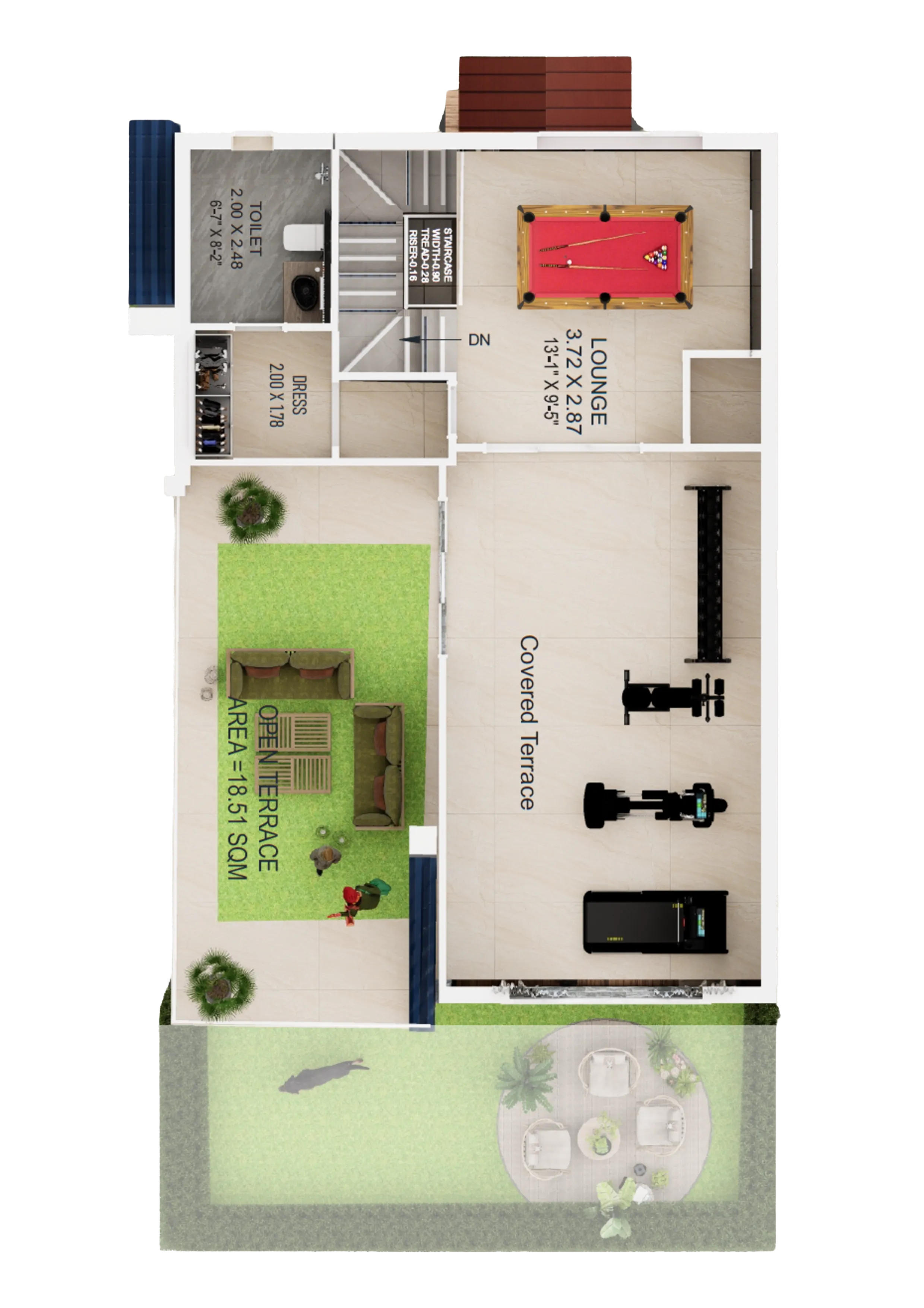 Second Floor Layout